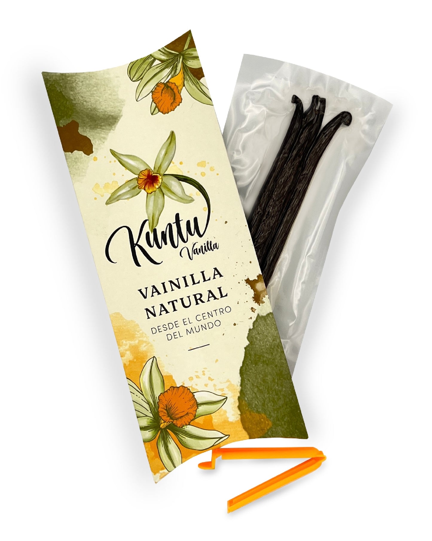20g (5-6 pieces) gourmet vanilla beans grade A (15-18cm) vacuum packed